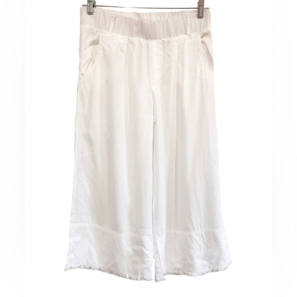 Cloth & Stone Wide Leg Cropped Lightweight Tencel
Pants White - Picture 1 of 9